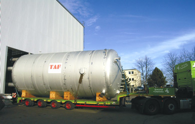 Choren BTL plant - reactor being delievered